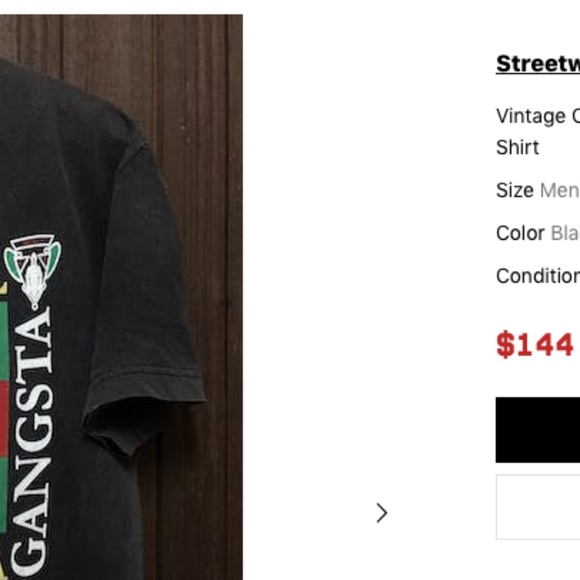 RARE Vintage "OG" Original Gangsta T-shirt (Men sz- Large) - Picture 7 of 7